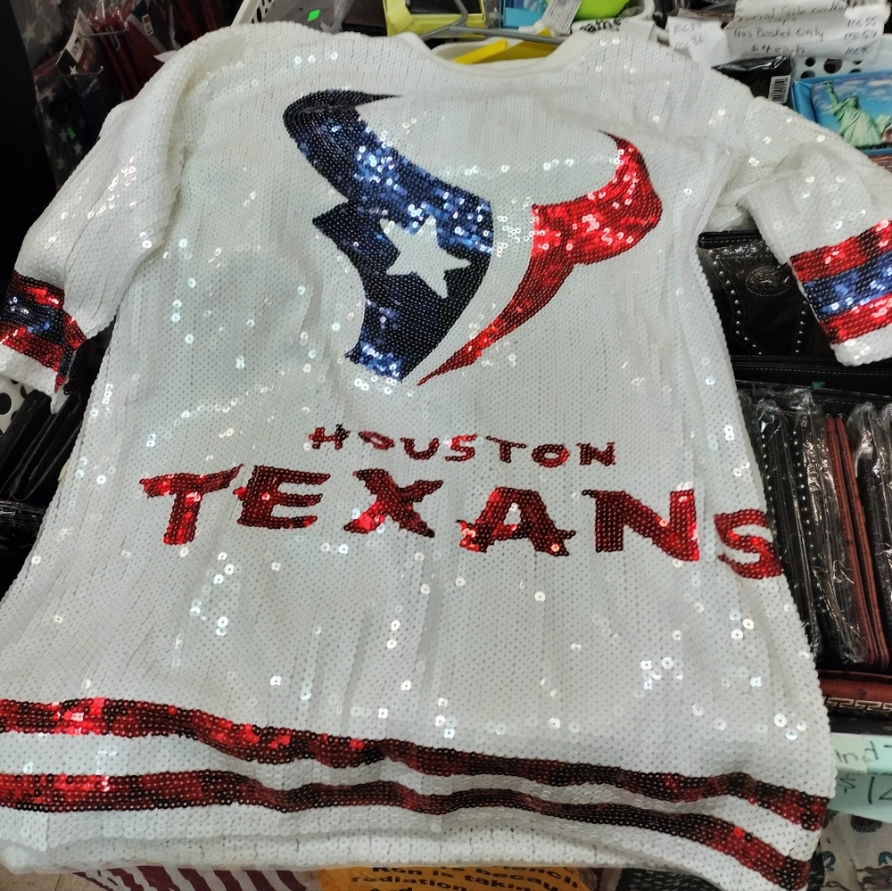 Houston Texans White Sequined Jersey